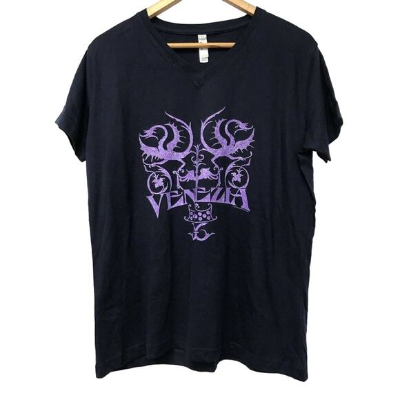 Live And Tell Apparel Top Womens Large Blue Purple Venezia - Picture 1 of 7